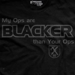 Ohio My Ops Are Blacker T-Shirt Black Men