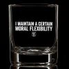 Ohio Whisky & Bad Decisions Moral Flexibility Whiskey Glass