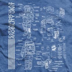 Ohio NASA "EMU" Blueprint T-Shirt Men 5 Ohio NASA
