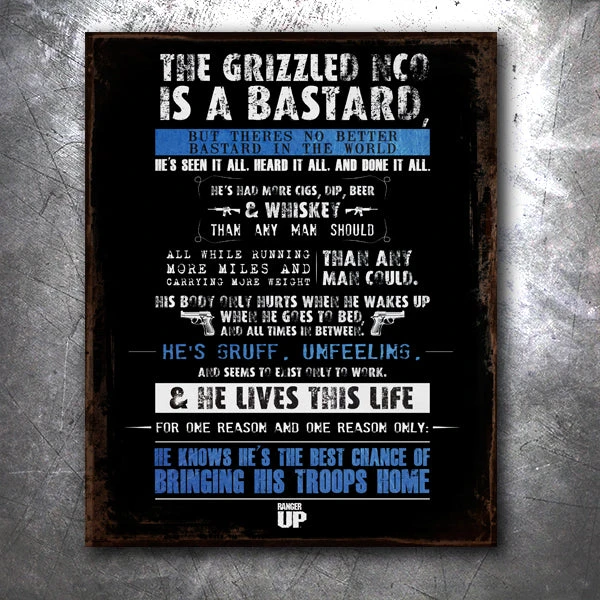 PTS NCO Club Vintage Tin Sign PTS NCO Club Vintage Tin Sign