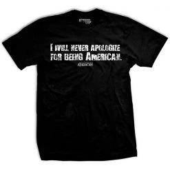 Ohio I Will Never Apologize For Being American T-Shirt
