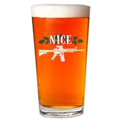 Ohio Whisky & Bad Decisions Nice Pint Glass