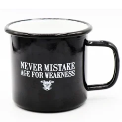 Ohio Old Man's Club Age For Weakness Tin Mug