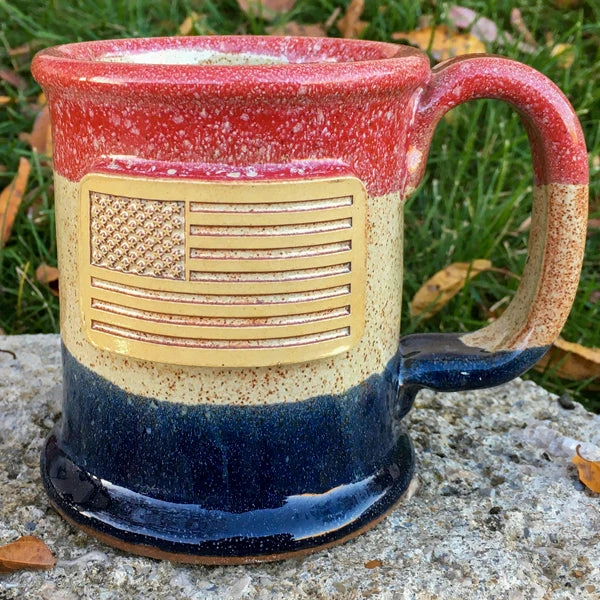 Ohio Drinkware Old Glory Stoneware Mug 3 Ohio Drinkware Old Glory Stoneware Mug