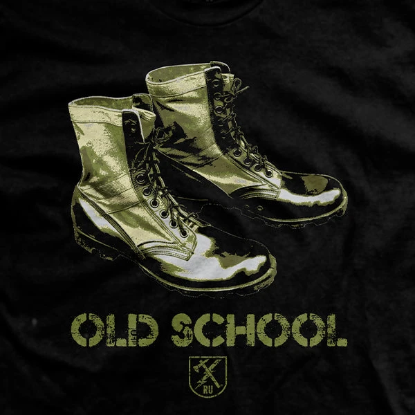 Ohio Jungle Boots Old School T-Shirt Men 4 Ohio Jungle Boots Old School T-Shirt Men