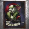 PTS Pando Commando Vintage Tin Sign Signs