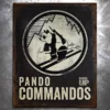 PTS Pando Commando Vintage Tin Sign 1 PTS Pando Commando Vintage Tin Sign