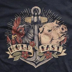Ohio Pigs And Chickens Float T-Shirt The Black Flag