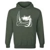 Ohio Rhino Green Hoodie Men