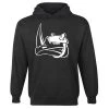 Ohio Rhino Black Hoodie