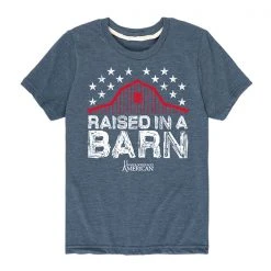 Ohio Kids Kid's Raised In A Barn Tee
