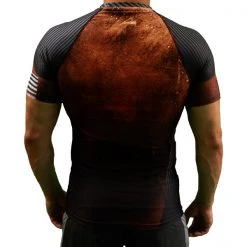 SV Men Brown Rash Guard