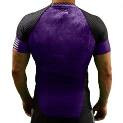 SV Men Purple Rank Rash Guard