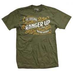 Ohio Hunting, Fishing & Outdoors Vintage Ranger Up - Green - T-Shirt