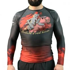 SV Red Horse Long-Sleeved Rash Guard Men