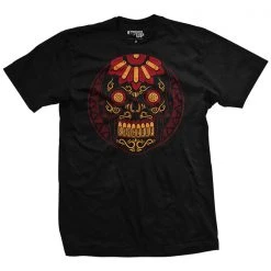 Ohio Men Halloween - Red Sugar Skull T-Shirt