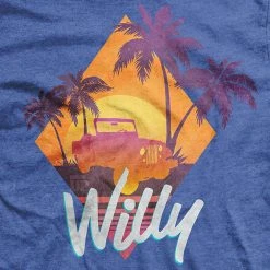 Ohio Star Spangled Summer Retro Jeep T-Shirt