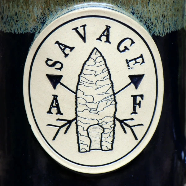 Ohio Drinkware Savage AF Stoneware Mug 4 Ohio Drinkware Savage AF Stoneware Mug