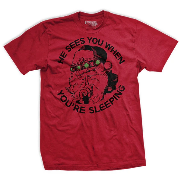 Ohio He Sees You When You're Sleeping T-Shirt Christmas 3 Ohio He Sees You When You're Sleeping T-Shirt Christmas
