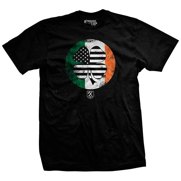 Ohio Shamrock Flag T-Shirt Men 3 Ohio Shamrock Flag T-Shirt Men
