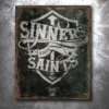 PTS Sinners And Saints Vintage Tin Sign 1 PTS Sinners And Saints Vintage Tin Sign