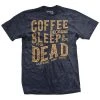 Ohio Caffeine & Hate Sleep Is For The Dead T-shirt
