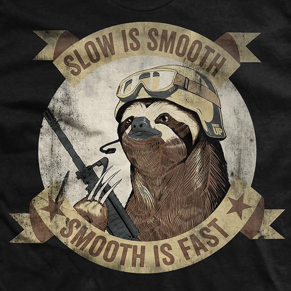 Ohio Slow Is Smooth Smooth Is Fast - Black T-Shirt Men 4 Ohio Slow Is Smooth Smooth Is Fast - Black T-Shirt Men