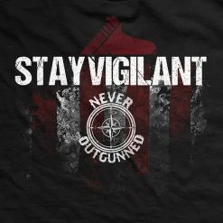 Ohio Men Never Outgunned Stay Vigilant T-Shirt