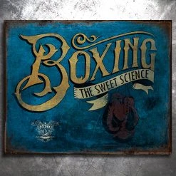PTS Boxing And Thai Boxing The Sweet Science Vintage Tin Sign