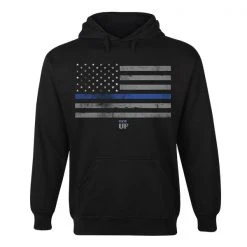 Ohio Thin Blue Line Flag Hoodie Men