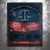 PTS Terry Vs. Ohio Vintage Tin Sign Leo