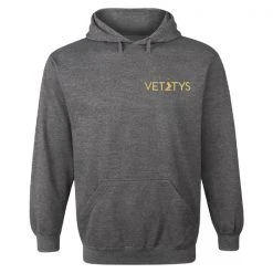 Ohio Men Vettys Boot Statue Logo Charcoal Hoodie
