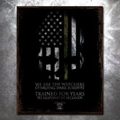 PTS The Watchers Vintage Tin Sign Signs