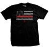 Ohio Thin Red Line Flag T-Shirt Men
