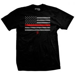 Ohio Thin Red Line Flag T-Shirt Men