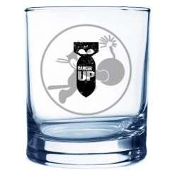 Ohio Tomcatters Whiskey Glass