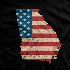 Ohio Men U.S Flag - Georgia T-Shirt