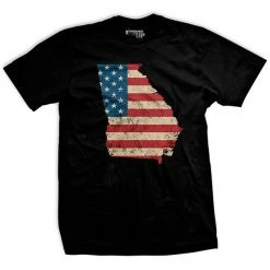 Ohio Men U.S Flag - Georgia T-Shirt