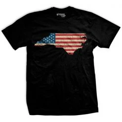 Ohio Men U.S Flag - North Carolina T-Shirt