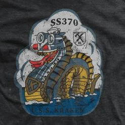 Ohio USS Kraken Submarine Patch T-Shirt Bomber Shirts