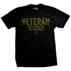 Ohio Men Veteran For The Discounts T-Shirt