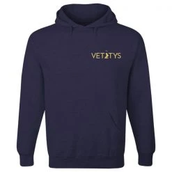 Ohio Vettys Boot Statue Logo Navy Hoodie Men
