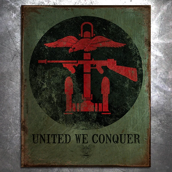 PTS WW2 British Commandos Vintage Tin Sign 3 PTS WW2 British Commandos Vintage Tin Sign