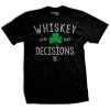 Ohio Whisky & Bad Decisions Whiskey & Bad Decisions Shamrock T-shirt