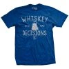 Ohio Whisky & Bad Decisions Whiskey & Bad Decisions - Summer Blue - T-Shirt
