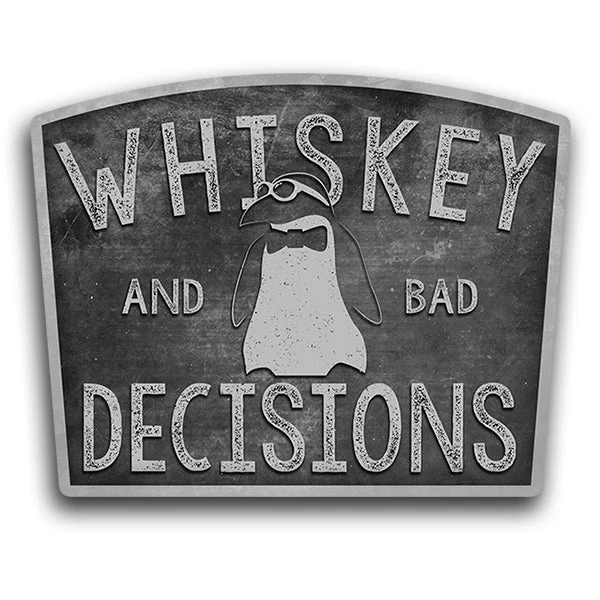 Ohio Whiskey & Bad Decisions Sticker Ohio Whiskey & Bad Decisions Sticker