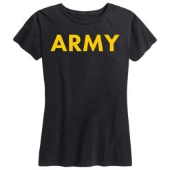 Ohio Women's Army Black And Yellow PT Tee