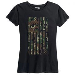 Ohio Women's BDU Camo Flag Tee