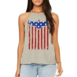 Ohio Women's Eagle Flag High Neck Tank