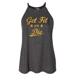 Ohio Women's Get Fit Or Die Classic High Neck Tank